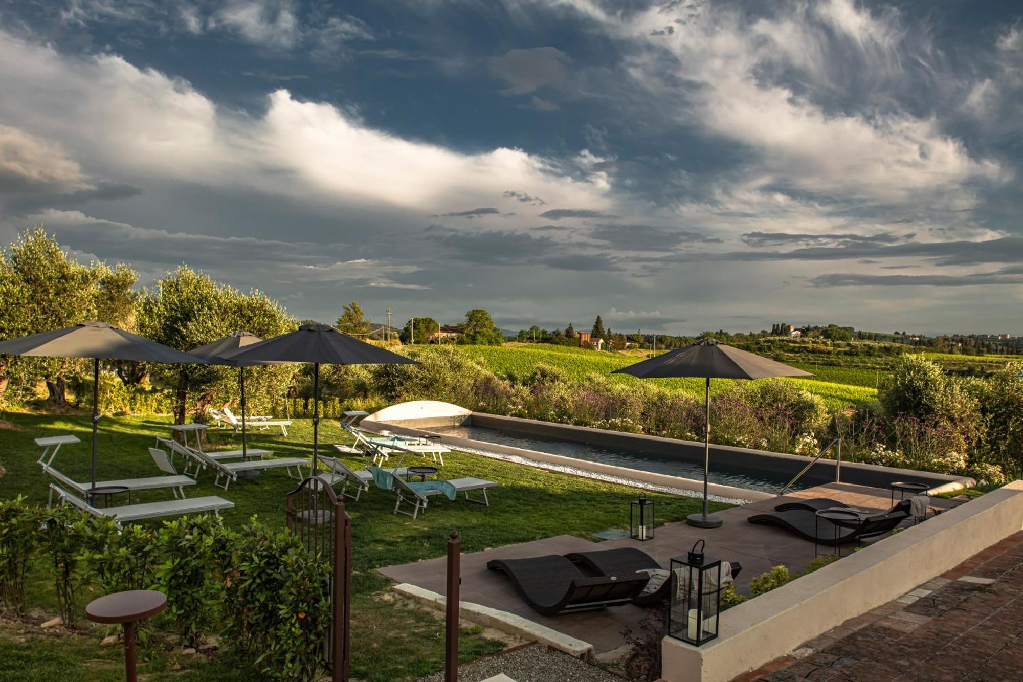 チェルタルド Relais Borgo Elissa Bed & Breakfast エクステリア 写真